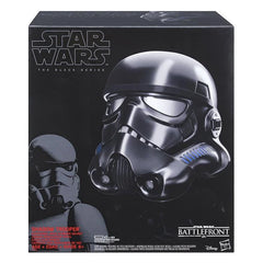 Star Wars The Black Series Shadow Trooper Electronic  (Incluye transformador de voz)