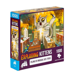 Puzle Exploding Kittens 1000 piezas: Feline of Unusual Size