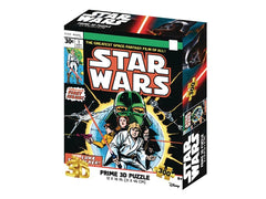 Rompecabezas lenticular exclusivo de 300 piezas de Star Wars Marvel Comics #1: Portada de PX Previews