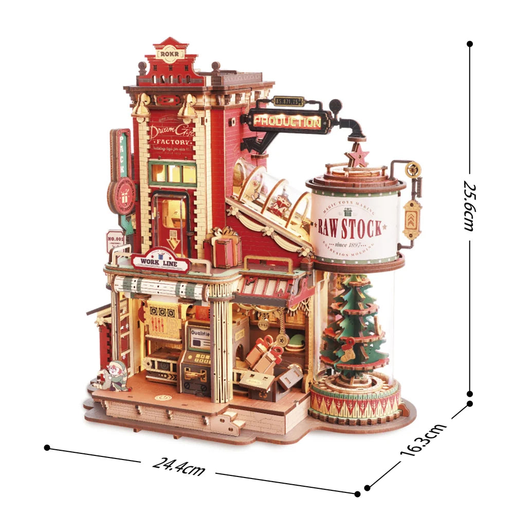Fábrica de Santa - Maqueta de madera
