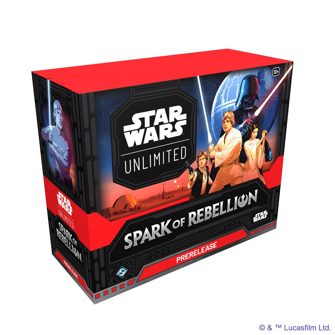 PACK PRELANZAMIENTO ESPAÑOL - Star Wars Unlimited Spark of Rebellion Prerelease Box (PREVENTA)