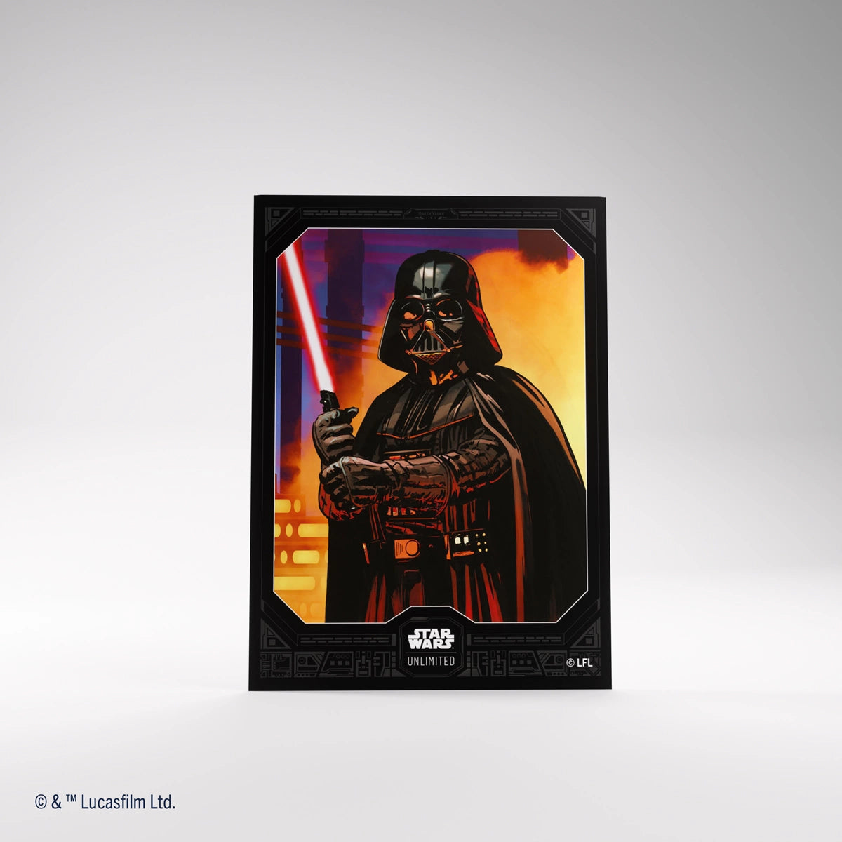 60 x Protectores Cartas - GG Star Wars: Unlimited Art Sleeves - Darth Vader (PREVENTA)