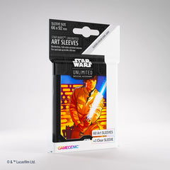 60 x Protectores Cartas - GG Star Wars: Unlimited Art Sleeves - Luke Skywalker (PREVENTA)