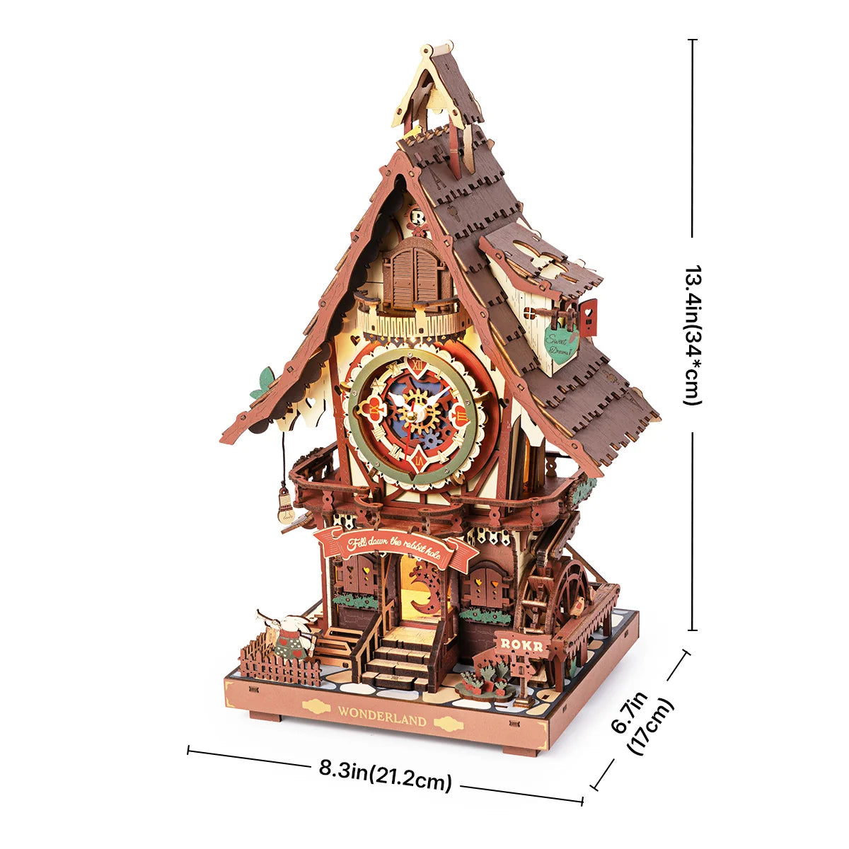 Reloj Cuckoo - Maqueta de madera