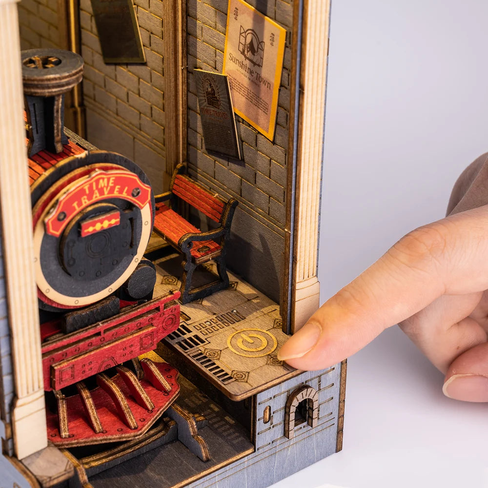 Time Travel - Separador de libros  - Maqueta Armable