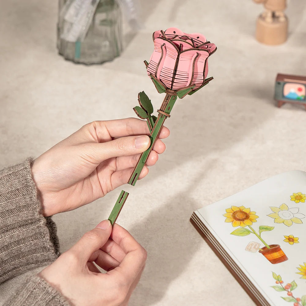 Ramo de Flores de Madera - Armable DIY