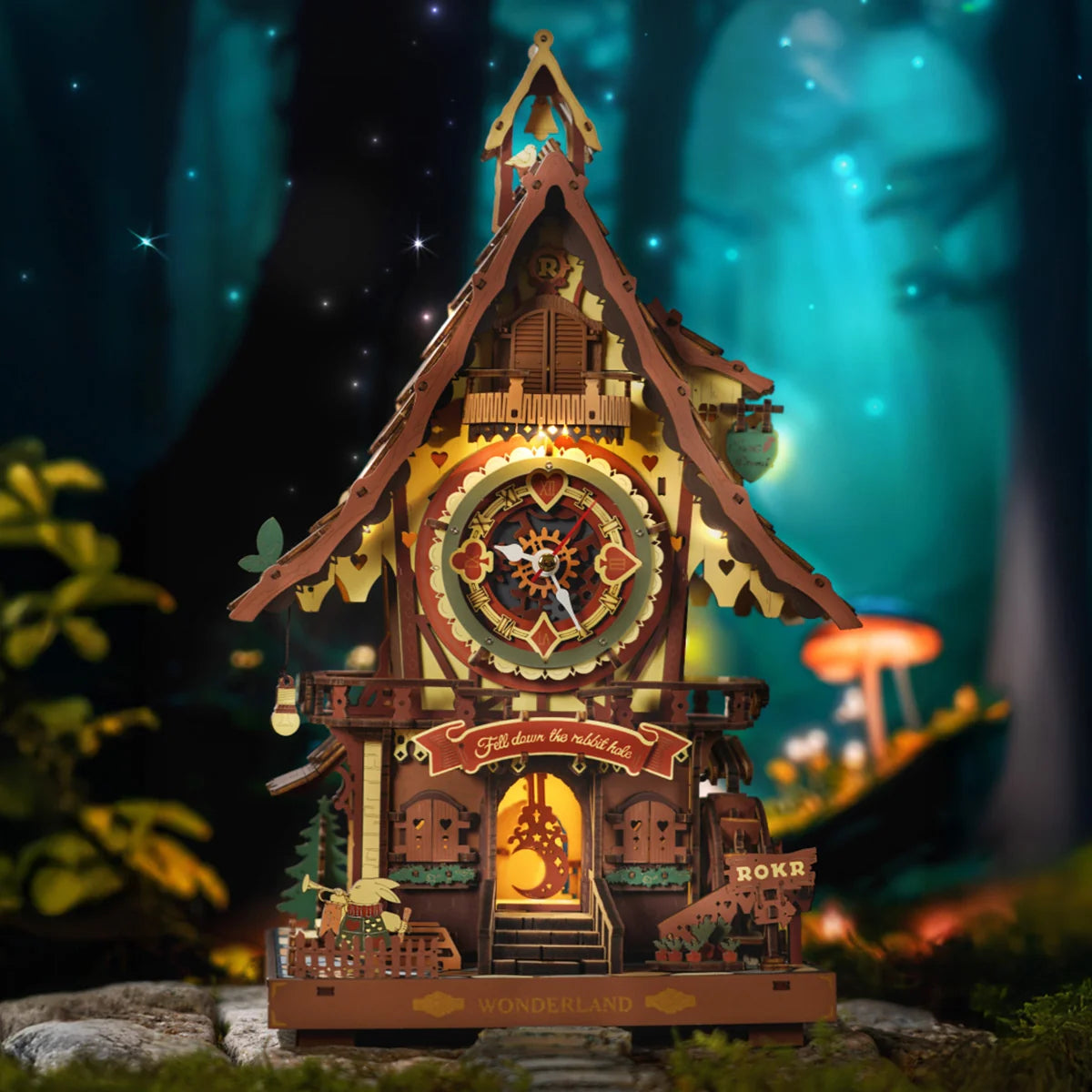 Reloj Cuckoo - Maqueta de madera