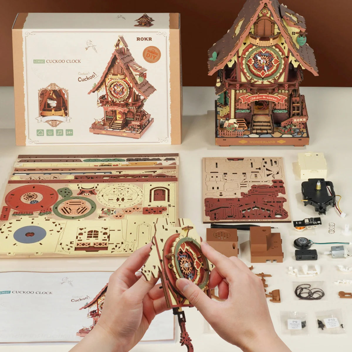 Reloj Cuckoo - Maqueta de madera