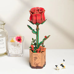 Rosa roja armable - DIY