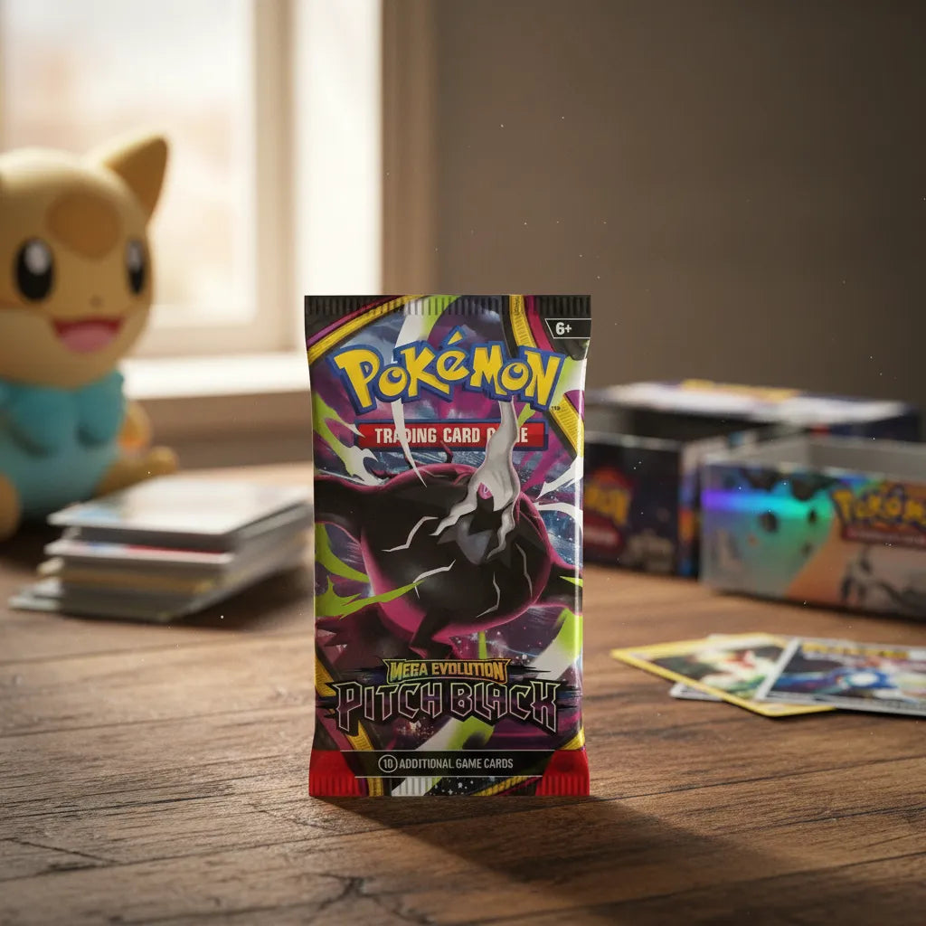 1 x Sobre Pokémon Inglés Pitch Black - Booster English