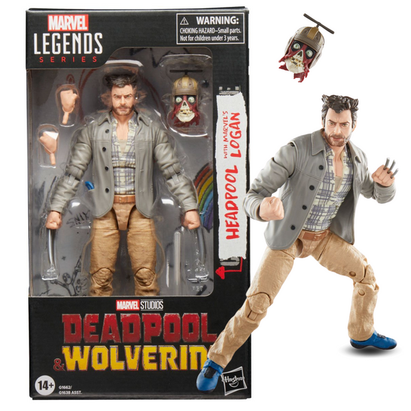 コミック・アニメ MARVEL LEGENDS DEADPOOL & WOLVERINE Deadpool & Wolverine Marvel Legends Headpool with Marvel's Logan