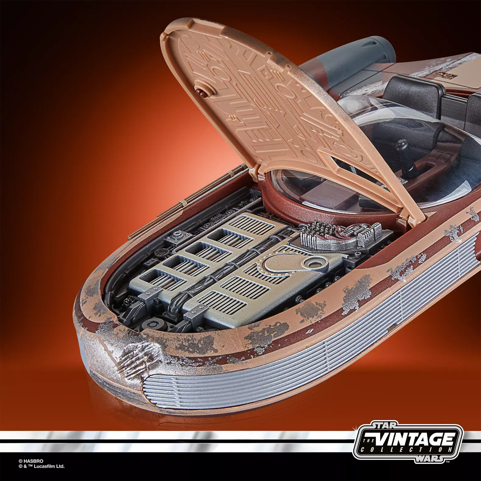 Star Wars: The Vintage Collection X-34 Landspeeder with Luke Skywalker (Tatooine) Action Figure