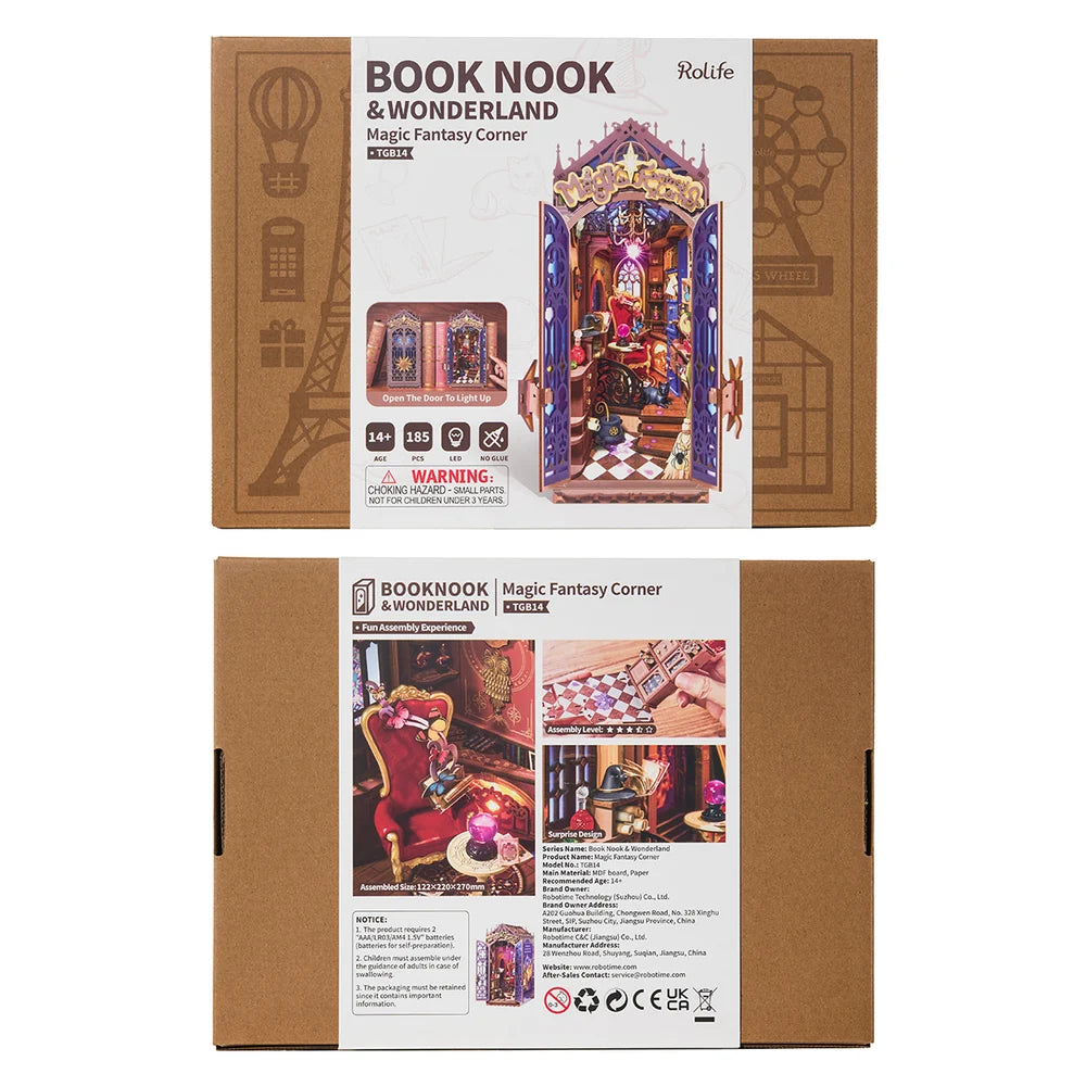 El rincón encantando - Separador de libros  - Maqueta Armable