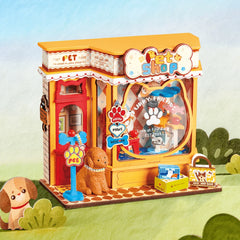 Tienda de mascotas - Armable de madera