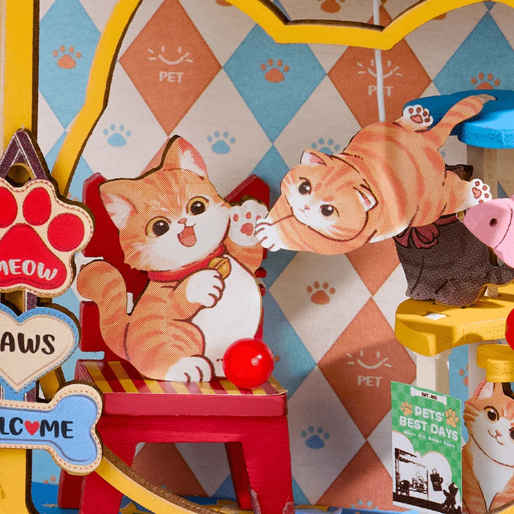 Tienda de mascotas - Armable de madera