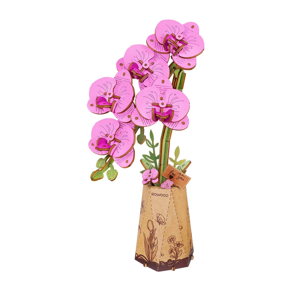 Orquídea Morada armable - DIY
