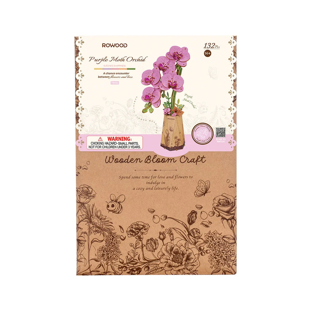 Orquídea Morada armable - DIY