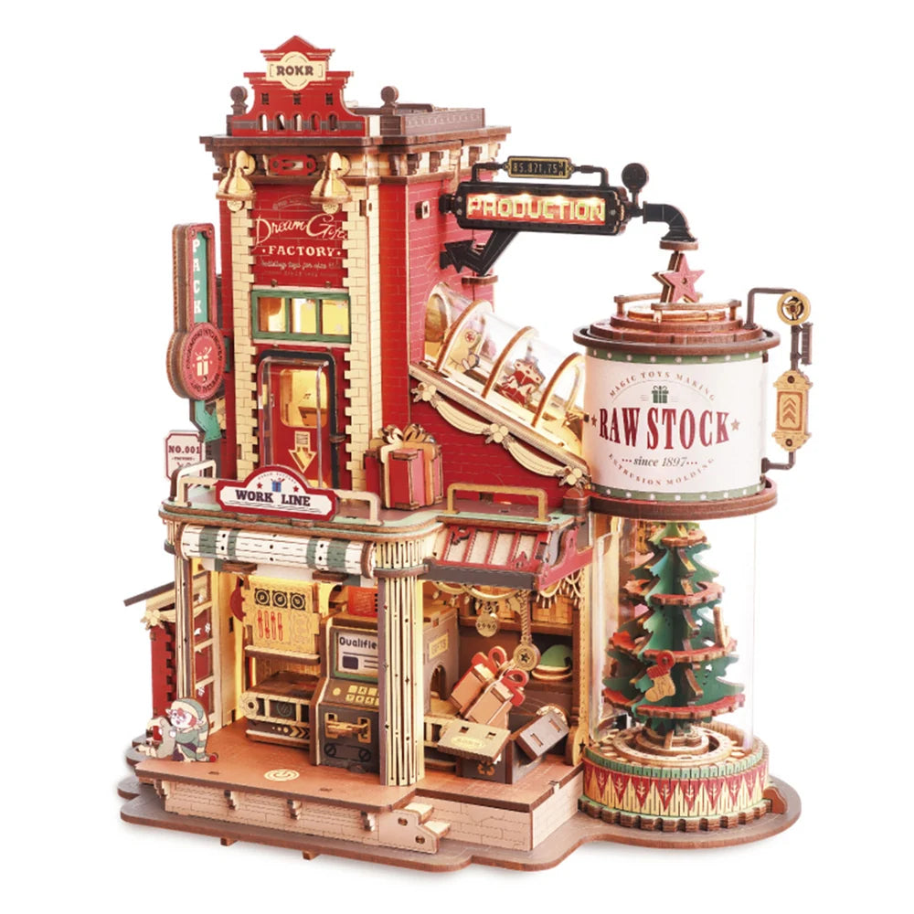 Fábrica de Santa - Maqueta de madera