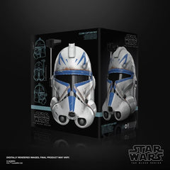 Star Wars The Black Series Captain Rex Premium Electronic Helmet Prop Replica