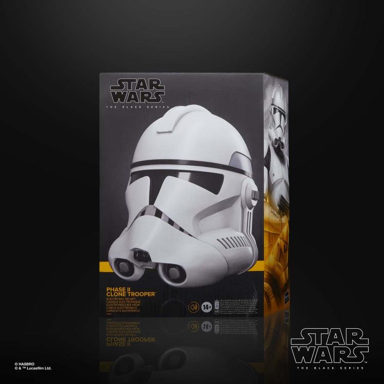 Casco Electrónico Phase II Clone Trooper  - The Black Series