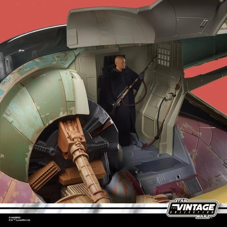 Star Wars: The Vintage Collection Boba Fett's Starship and Figure (The Mandalorian) Set
