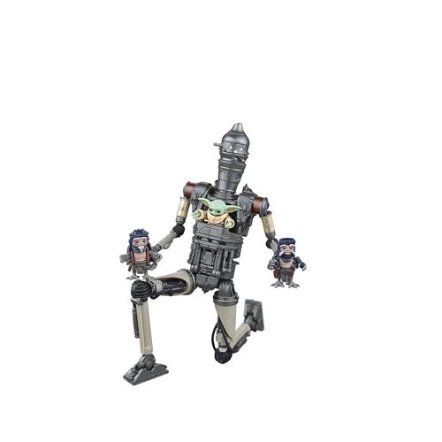 Star Wars: The Black Series 6" Deluxe IG-12 and Grogu Action Figure Set (The Mandalorian)