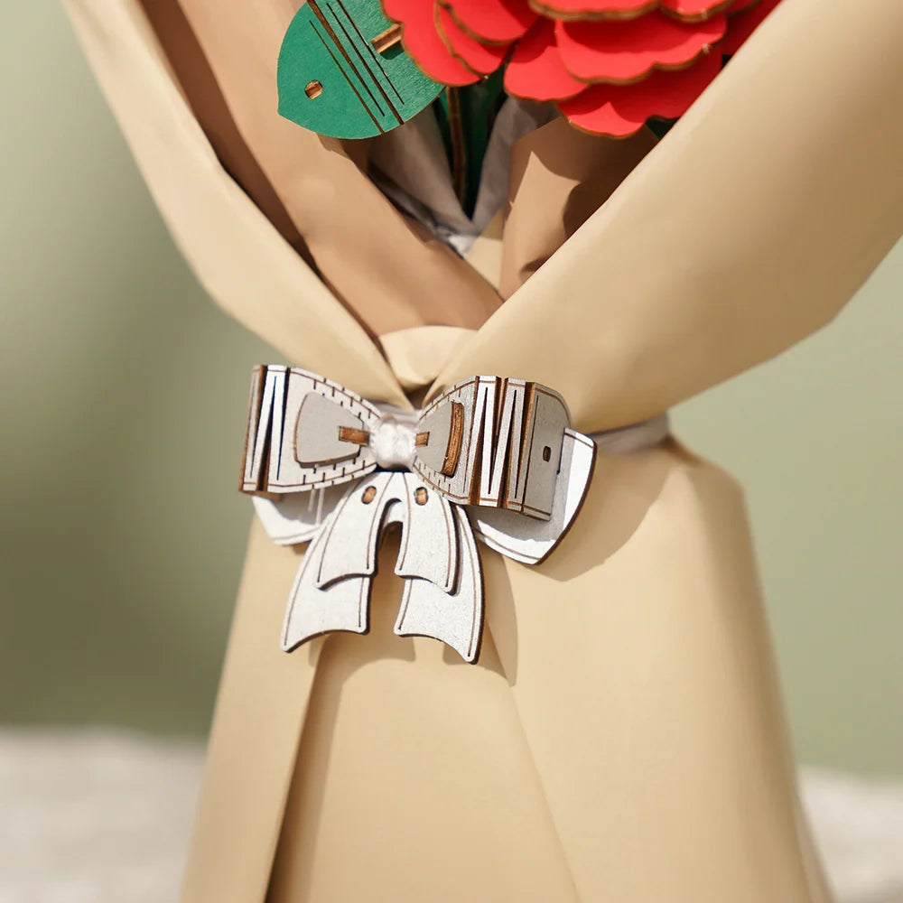 Ramo de Flores de Madera - Armable DIY