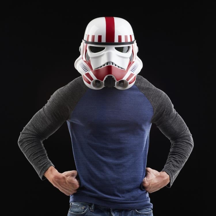 Star Wars The Black Series Shock Trooper Electronic Helmet Prop Replica