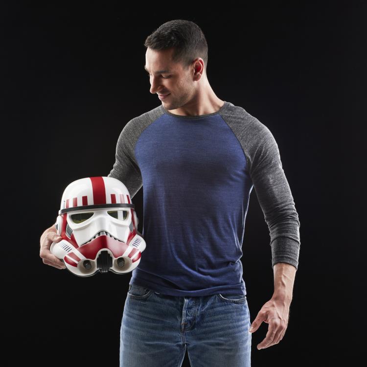 Star Wars The Black Series Shock Trooper Electronic Helmet Prop Replica