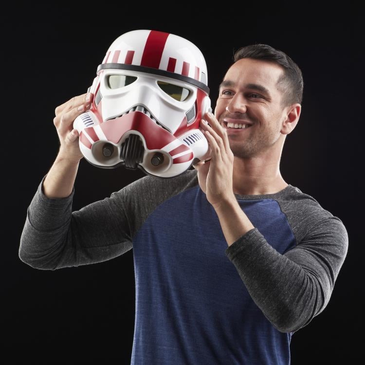 Star Wars The Black Series Shock Trooper Electronic Helmet Prop Replica