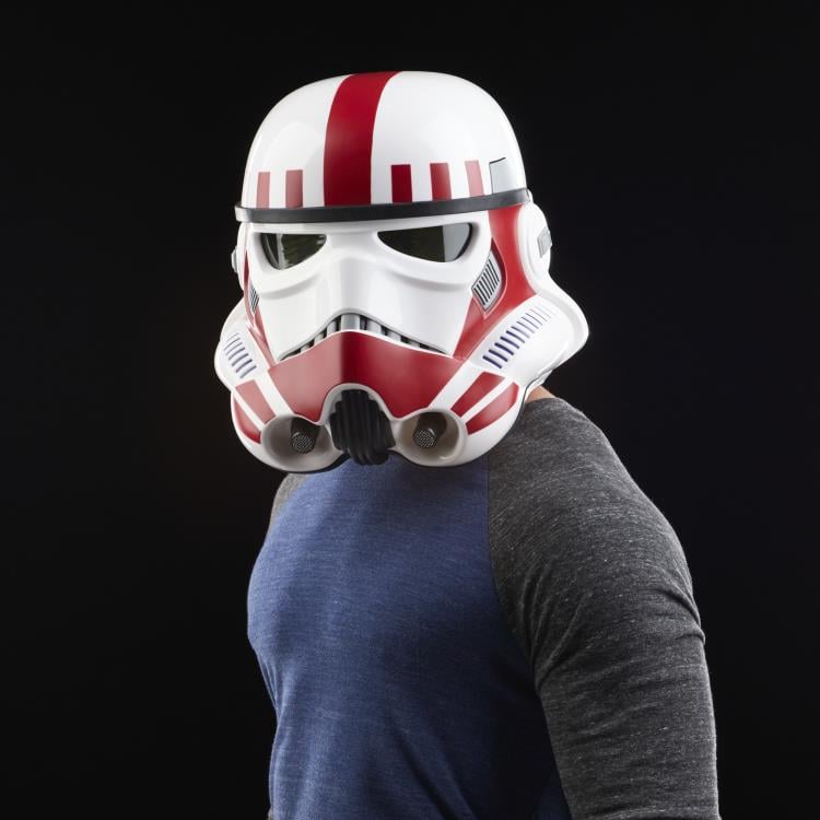 Star Wars The Black Series Shock Trooper Electronic Helmet Prop Replica