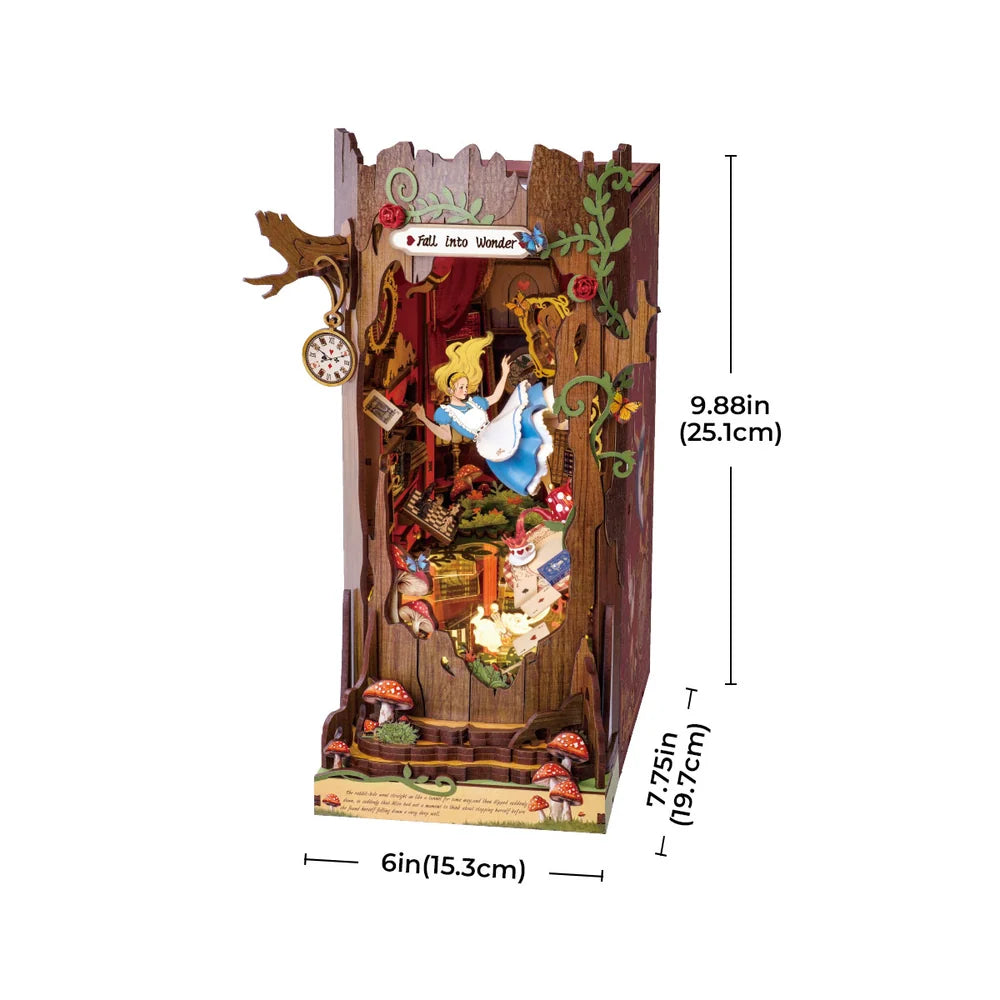 Alicia - Separador de libros  - Maqueta Armable
