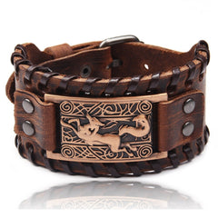 Pulsera Vikinga Lobo Cobre - Friki Stores