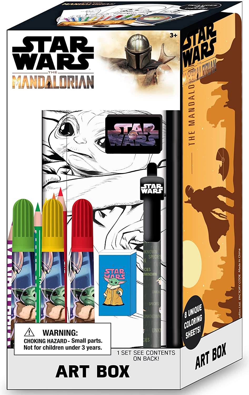 Cajita de 25 piezas para Pintar Baby Yoda