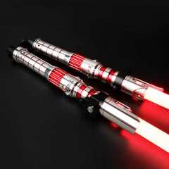Dark Rey Staff Lightsaber doble