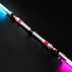 Dark Rey Staff Lightsaber doble