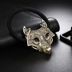 Cole con Diseño de Lobo Cobre - Friki Stores