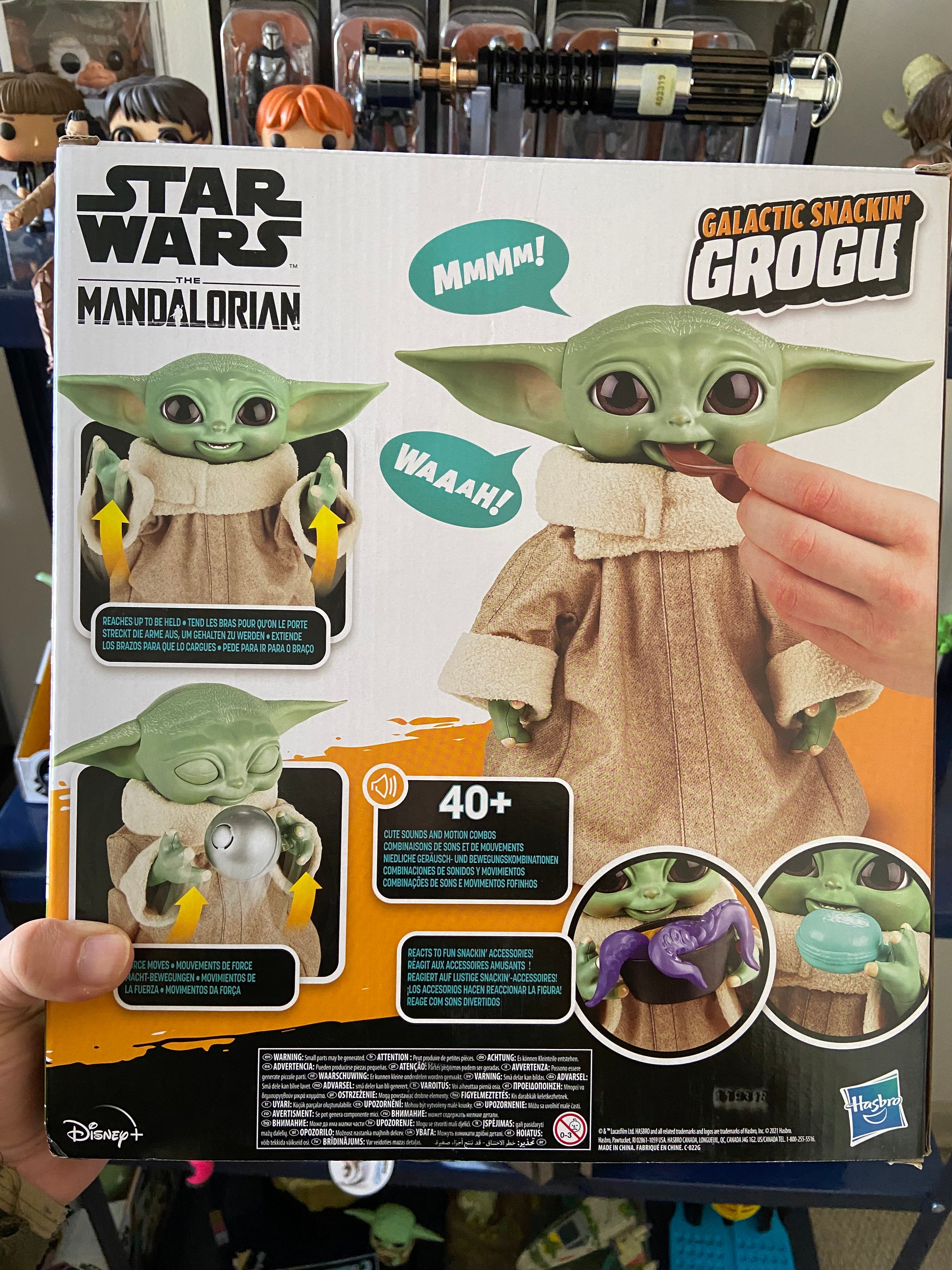 Grogu Animatronico Come Galletas Hasbro - Friki Stores
